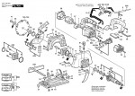 Bosch 0 601 569 003 Gks 54 Circular Hand Saw 230 V / Eu Spare Parts